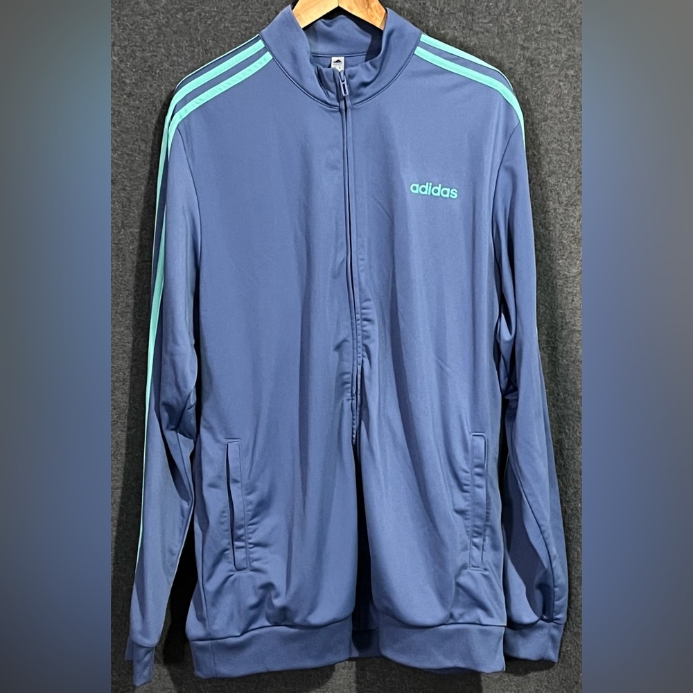 Adidas Men's Essentials 3-Stripes Tricot Track Jacket XLT
